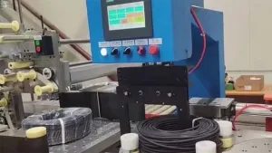 Cable Coiling and Strapping Machine